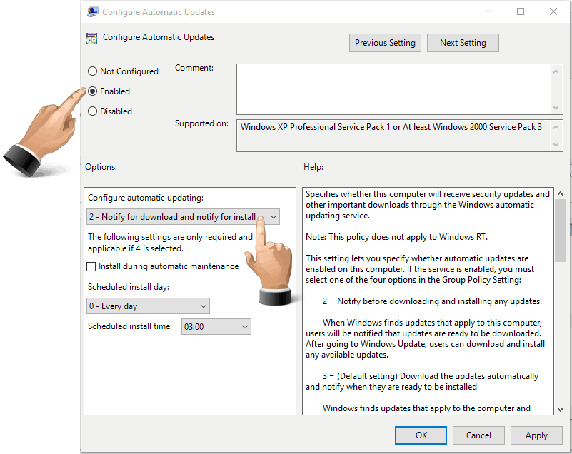 Disable windows 10 updates